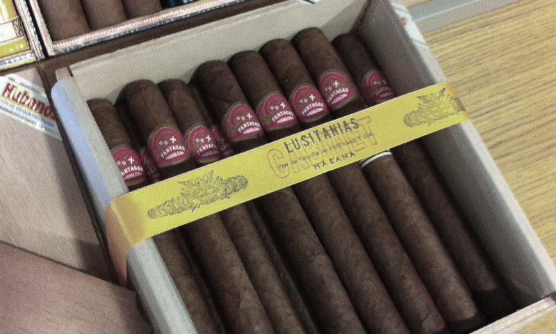 Cigare : arrivée des Partagas Lusitanias