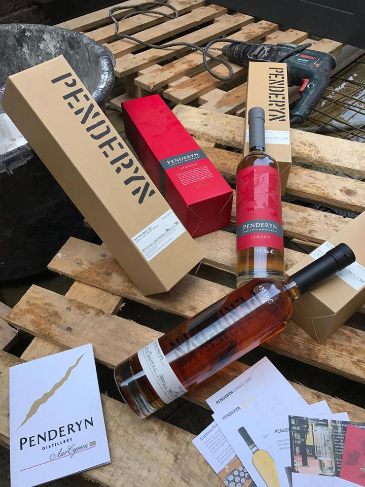 Maison Demiautte, whisky Penderyn sur le chantier